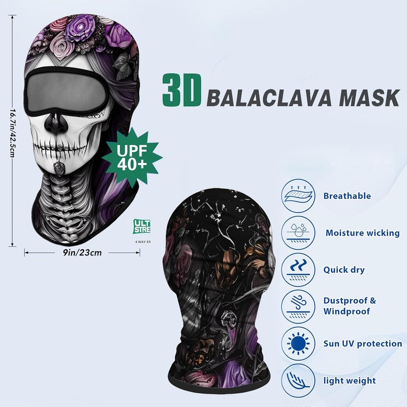 Obacle Balaclava Face Mask Men Women Lightweight for Ski Hunting Cycling Fishing - Image 3